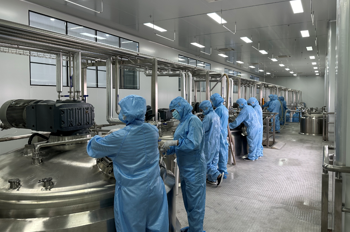 洁面泡泡加工流程